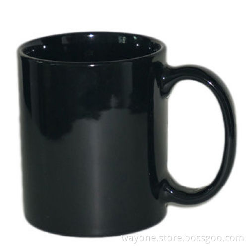 Standard 11oz Mug with Color Glaze, Various Colors, Made of Stoneware, Passed FDA and PROP65